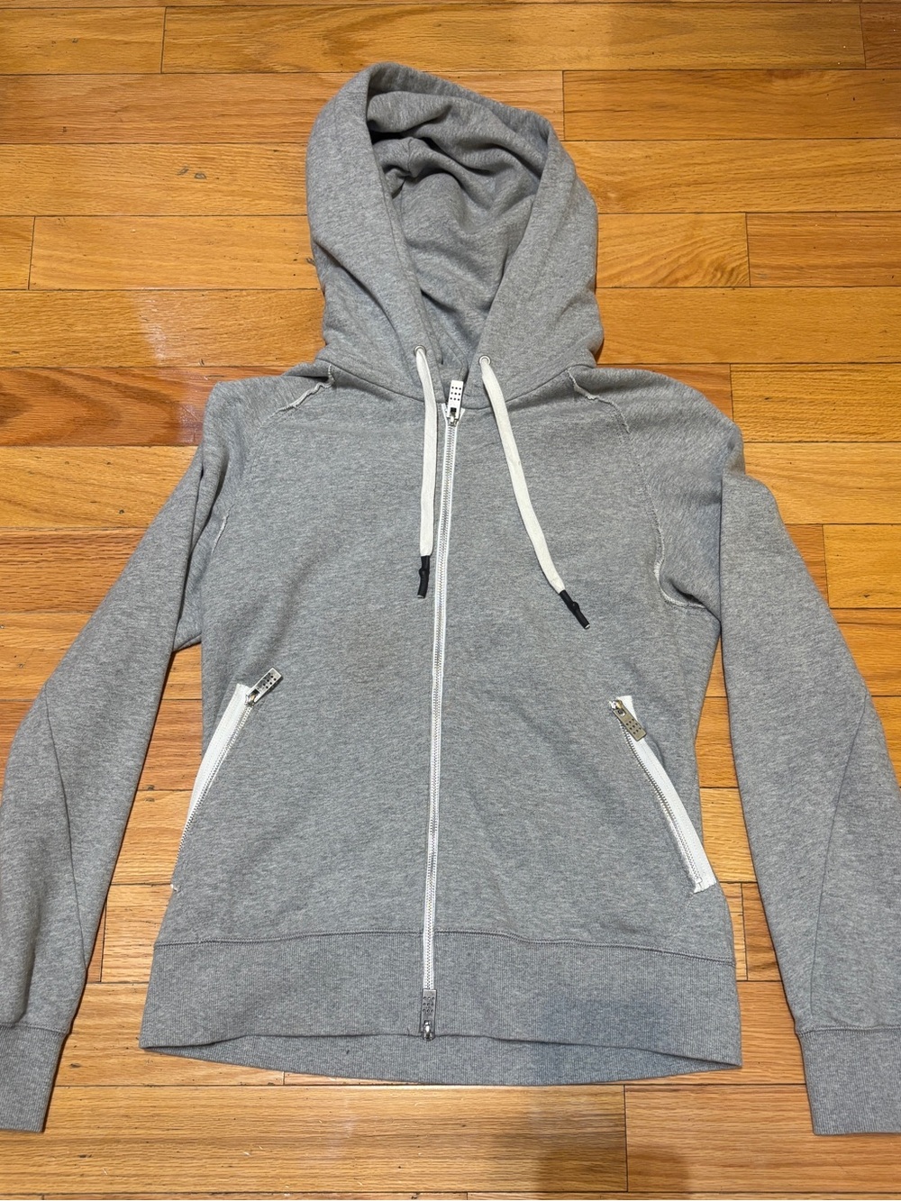 CDM by CARPE DIEM Maurizio Amadei MA+ Plus Cotton Zip-Up Gray Hoodie Men Size M